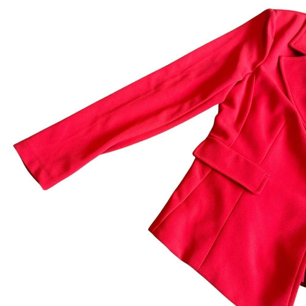 Rinascimento Giacca One-Button Closure Jacket Blazer Coral Red Medium Womens NWT - Picture 4 of 13